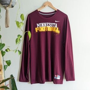 Minnesota Gophers Football | Nike | Dri-Fit Long Sleeve Shirt